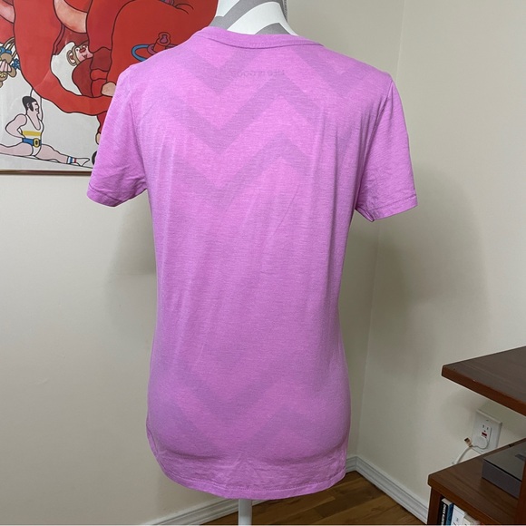 Life is Good Small Pink V-neck t Shirt Graphic Tee - Picture 8 of 11